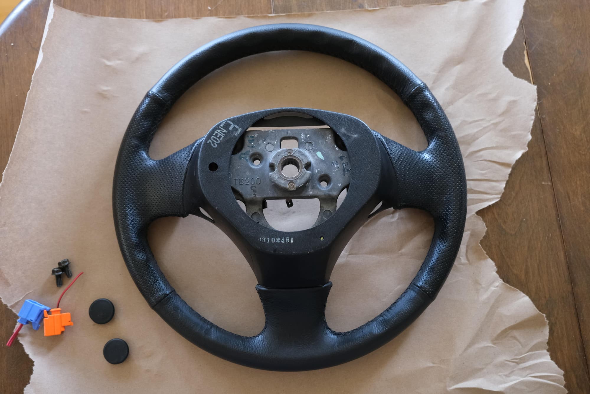 Interior/Upholstery - Miata NB steering wheel for FD - Used - 1993 to 1995 Mazda RX-7 - Santa Cruz, CA 95060, United States