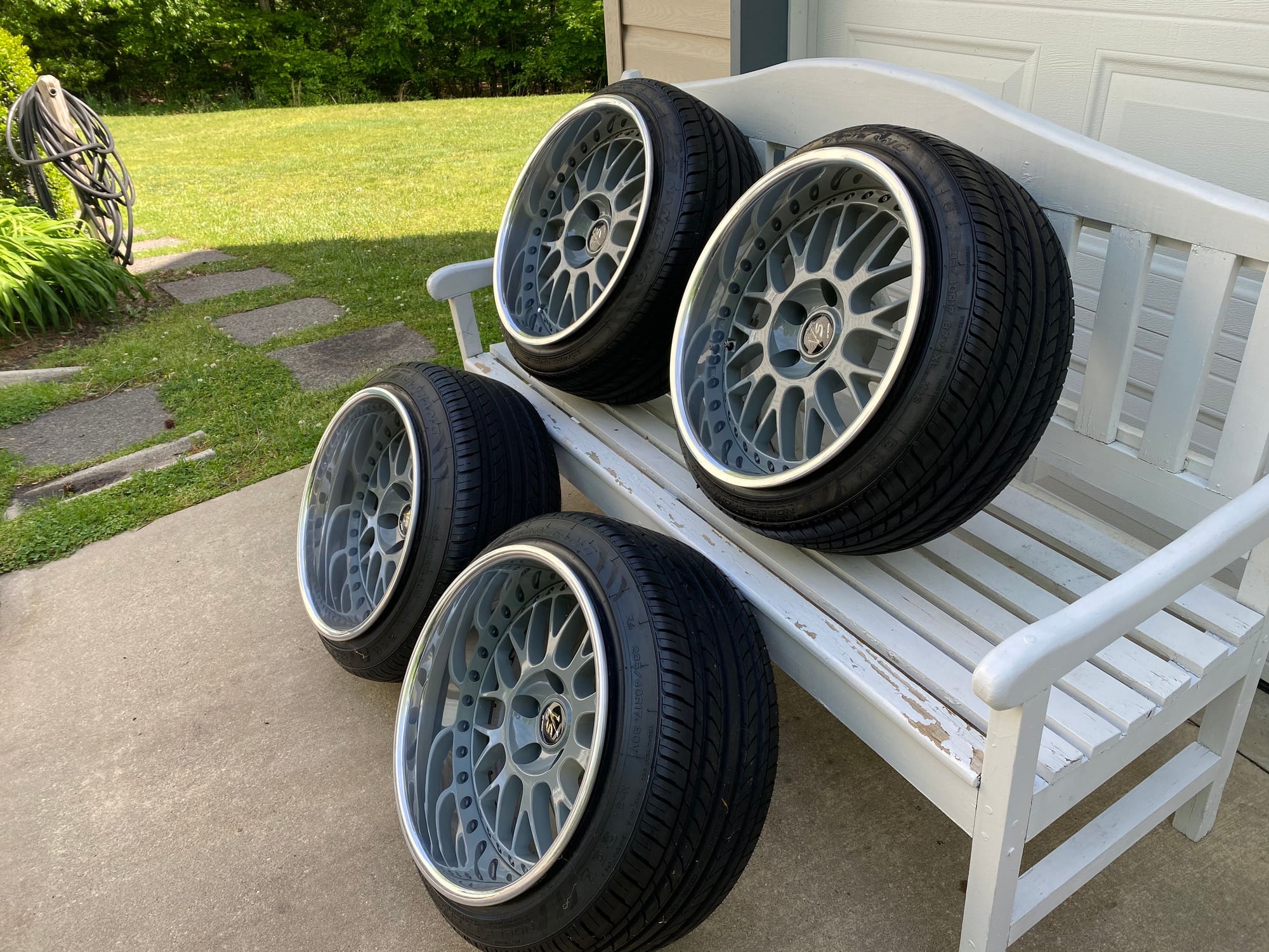 Accessories - Work VS 17 inch rims new powder coat faces and lips. - Used - 1986 to 1995 Mazda RX-7 - Prince Frederick, MD 20678, United States