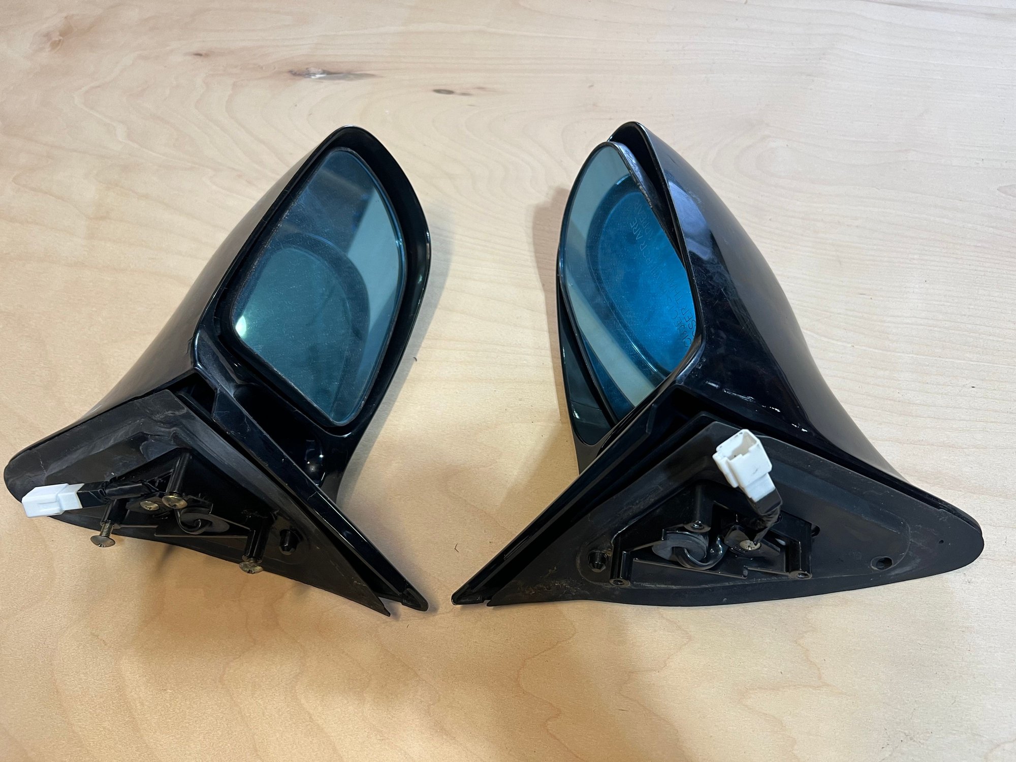 Exterior Body Parts - 89+ Black FC mirrors - Used - 1989 to 1991 Mazda RX-7 - Ballwin, MO 63011, United States