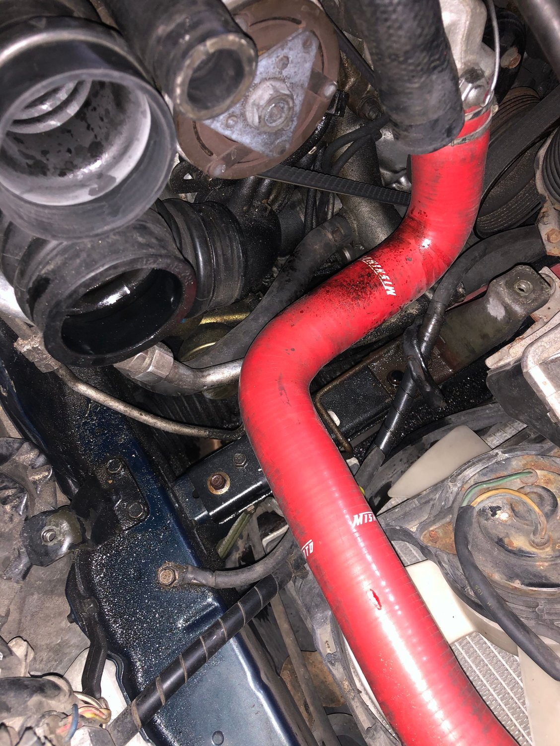 oil leak getting onto air filter ? Mazda RX7 Forum