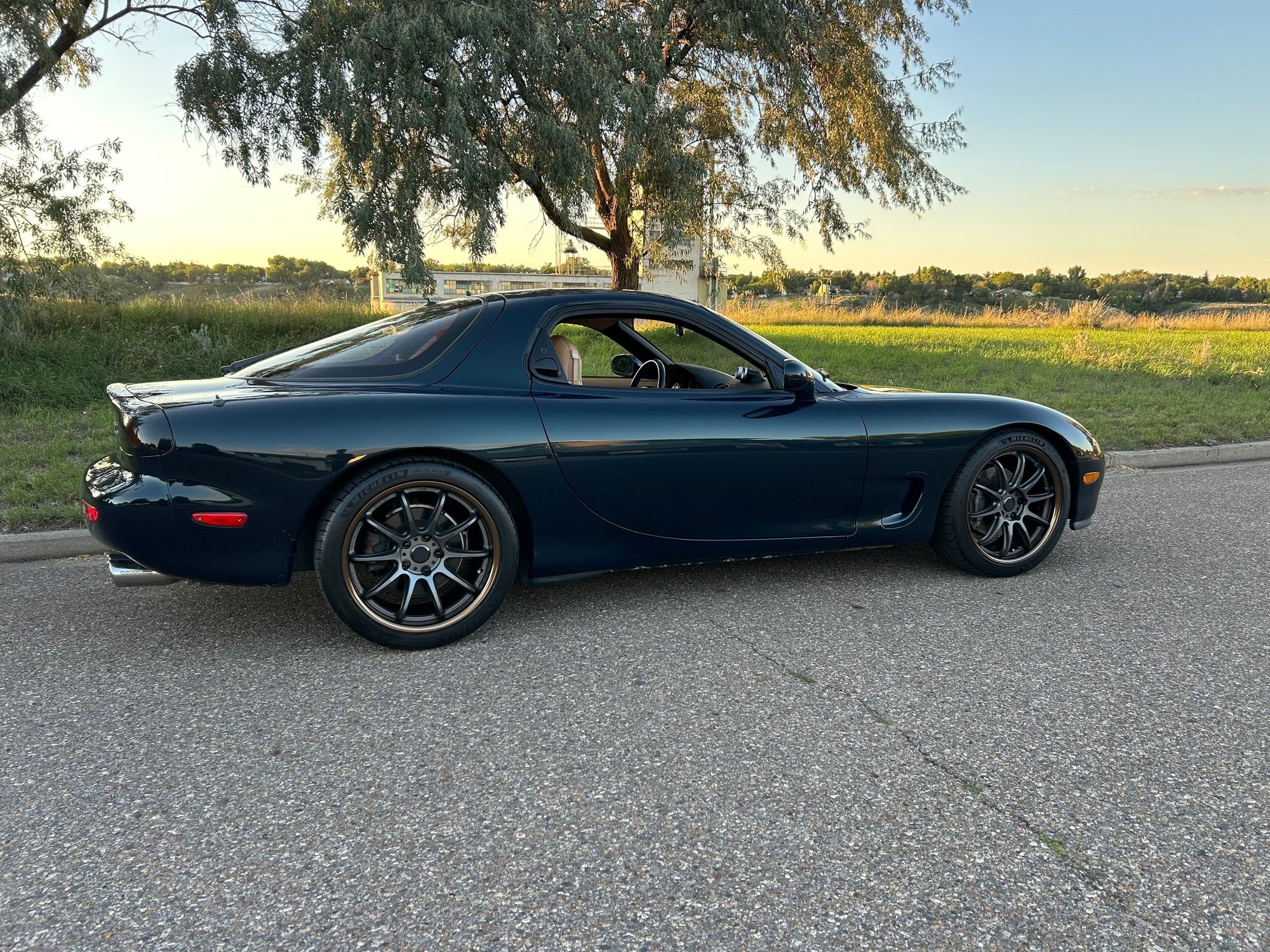 1993 Mazda RX-7 - 1993 RX-7 Manual Montego Blue Touring - Factory repaint, fresh street port rotary - Used - VIN JM1FD3318P0203166 - 83,000 Miles - Other - 2WD - Manual - Coupe - Blue - Calgary, AB T1B4C3, Canada