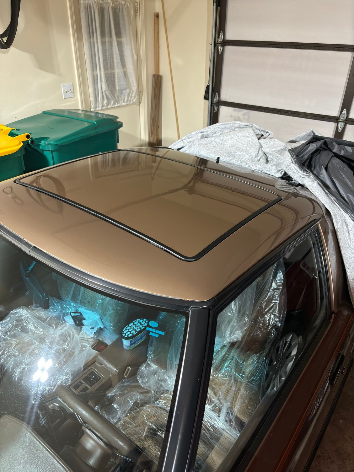 Tracked down original TO MY EXACT CAR top and radio that where sold off in previous ownership