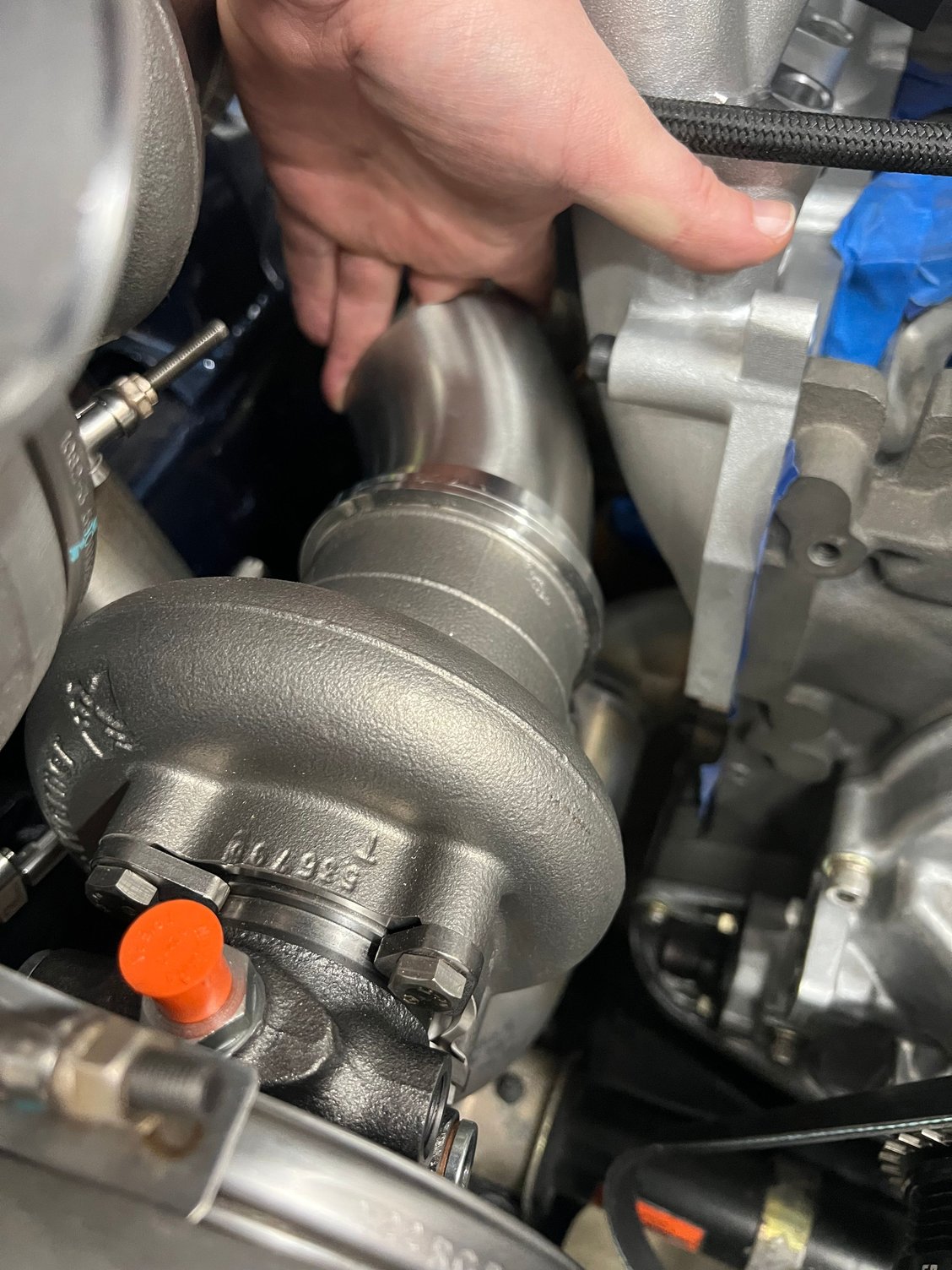 Good news is that the LIM is as slim as possible and helps with clearance in the downpipe area. 