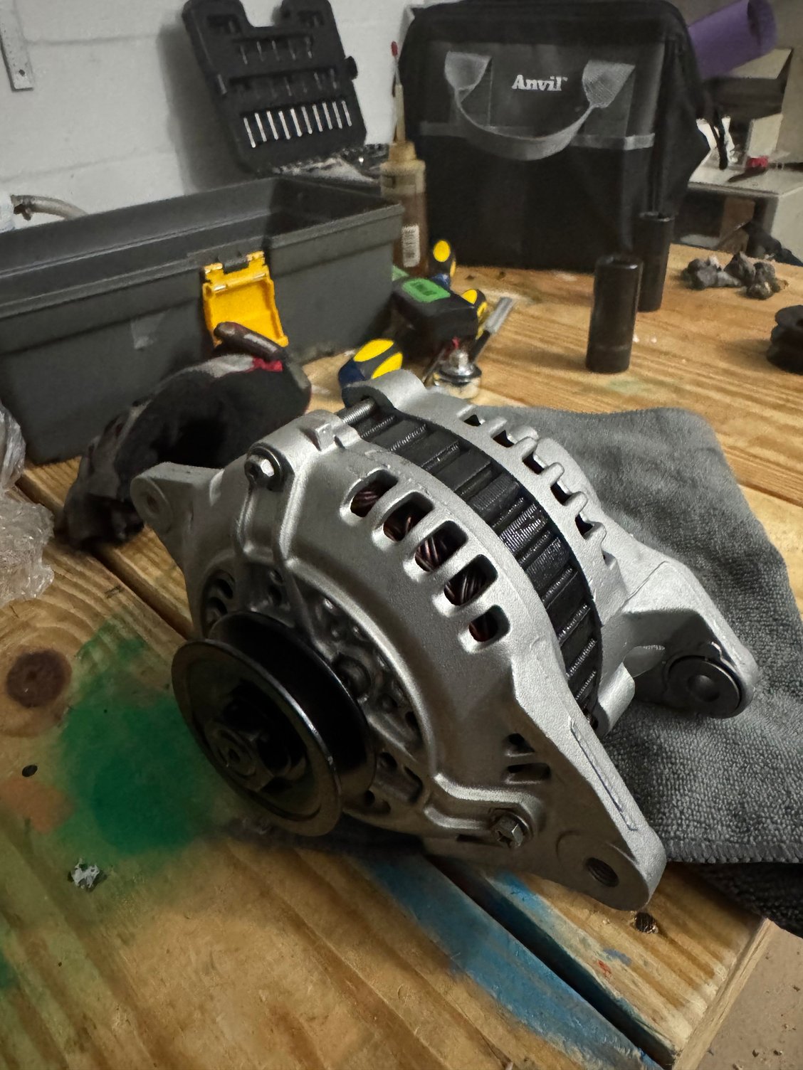Got a new 70amp S4 alternator. 