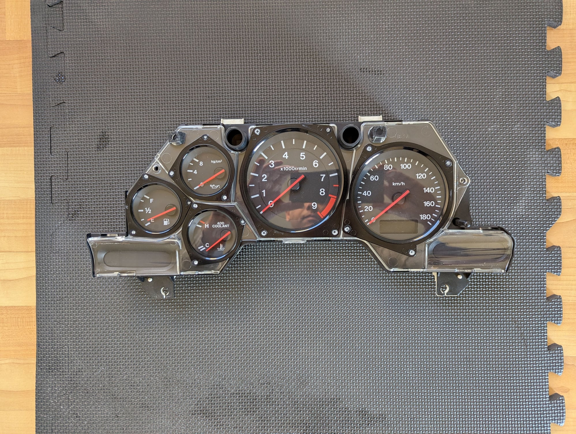 Miscellaneous - FS: JDM Instrument Cluster, Tach, Black-Bezel Gauge Lens - Used - 1993 to 1995 Mazda RX-7 - Winchester, CA 92596, United States