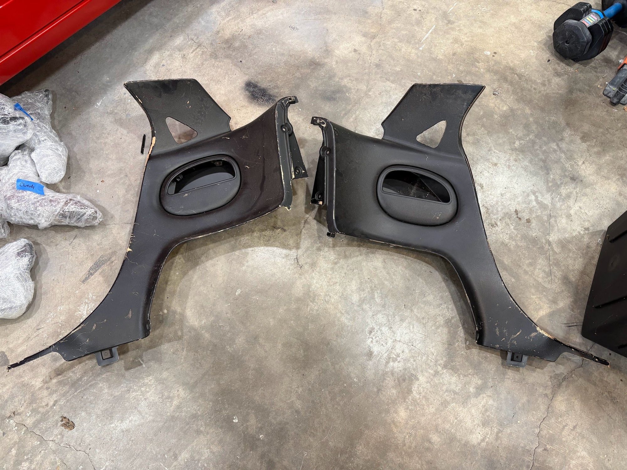 Interior/Upholstery - FD Rear Interior Sides - Tan (painted black) - Used - 0  All Models - Austin, TX 78757, United States