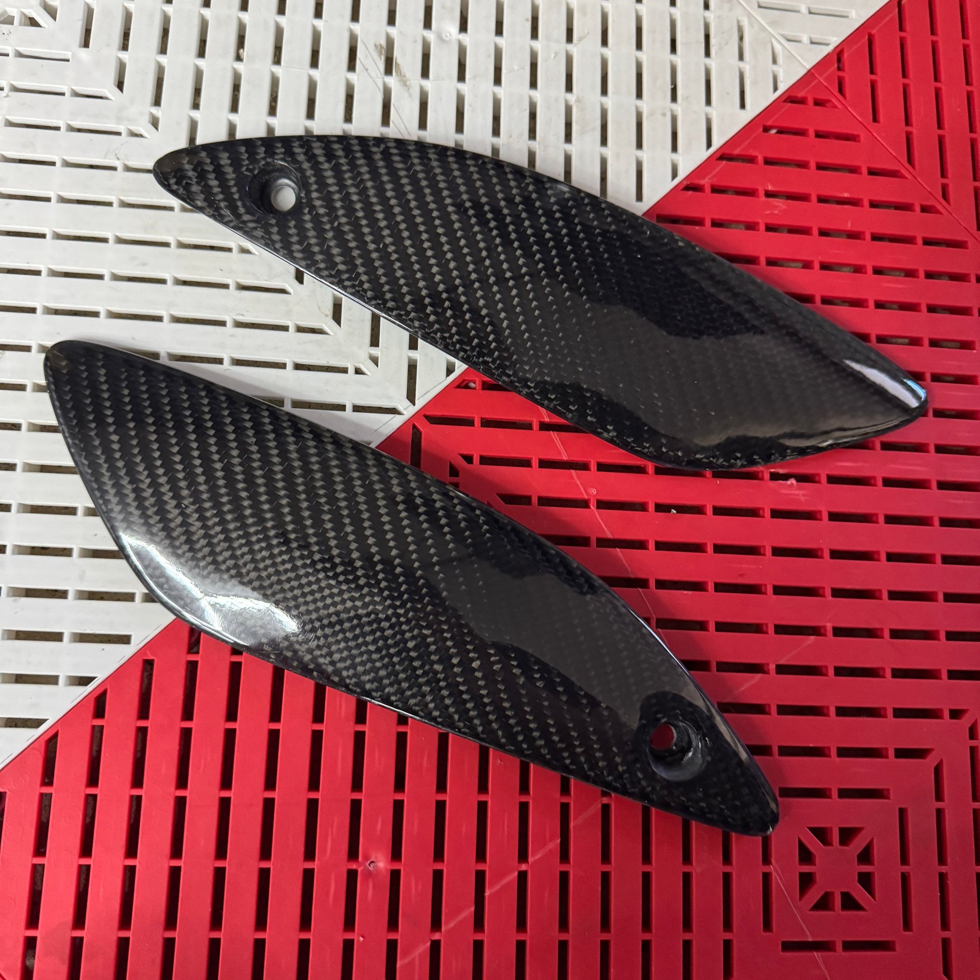 Exterior Body Parts - FD3S RX-7 ODULA Carbon Fiber 99Spec Wing Side Covers - New - 1992 to 2002 Mazda RX-7 - Birmingham, MI 48323, United States