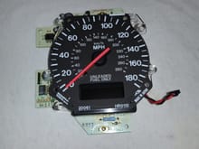 Speedometer Face + Circuit Board