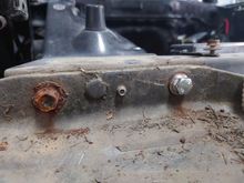 Thankfully, the rust from these support bolts was about the worst that they found. Easily replaced with new stainless hardware