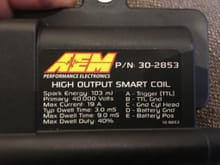 Brand new AEM smart coils 