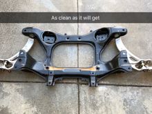 Subframe cleaned