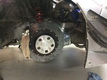15 inch rotor, 6 piston caliper