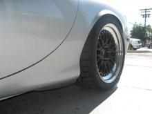 Here is another. Look at the perfect offset, no rubbing and totally flush thanks to John @ CCW. Thanks to Nick Fousekis and Roman Bencomo @ Falken Tires for supplying the fantastic Rubber.