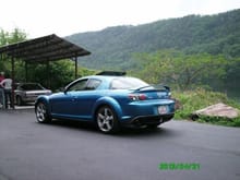 Rx-8 with a shot of Ian's RX-7
