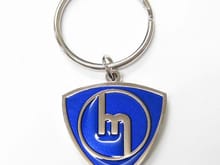 Blue M Rotor Keychain