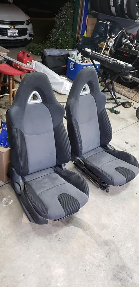 Interior/Upholstery - Clean RX8 Seats with FC Rails - Used - 1986 to 1999 Mazda RX-7 - Fremont, CA 94538, United States