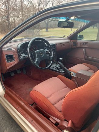 LOVE The red Interior. Slight fad on both seats.