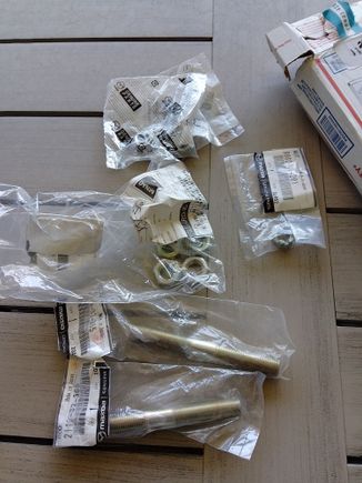 Genuine Mazda adjust link rods and nuts came from Mazdatrix.