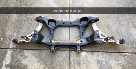 Subframe cleaned