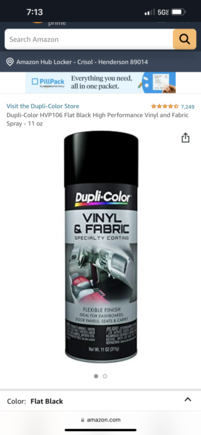 Is this the one we want to use?  People say use duplicolor plastic vinyl but this is the one that comes up 