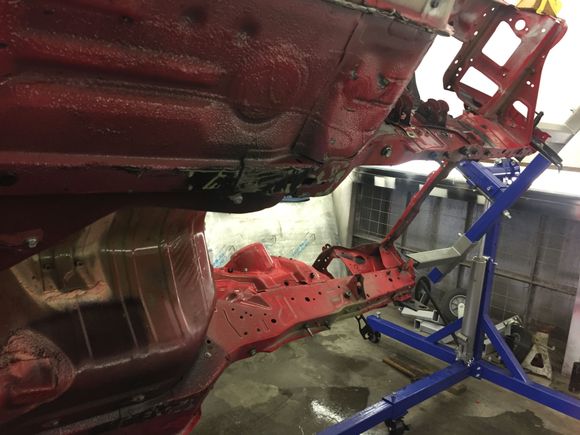 Under side of Engine Bay Cleaned