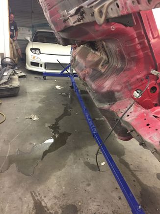 after an extensive review no rust, or body issues that we could find next prep and paint.