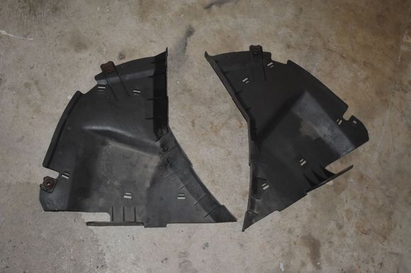 Fender liner oil cooler air guide/brake duct mounting pads $20 plus shipping. 