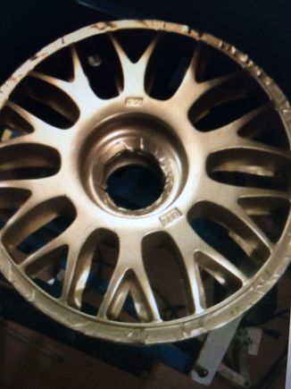 Factory bbs gold . Width are now 18x 12 and 18x13.5.