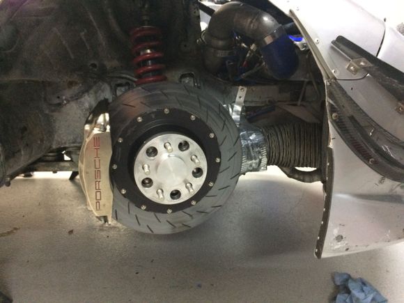 15 inch rotor, 6 piston caliper