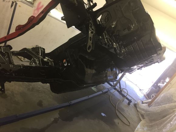 Under Side Engine Bay Painted