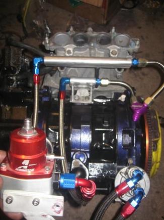 custom fuel rails and aeromotive regulator