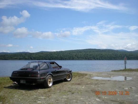 2nd Conn. lake day of fishing and swimming water was really warm and clean that day.