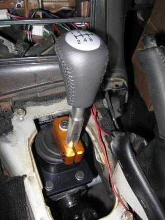 shifter installed