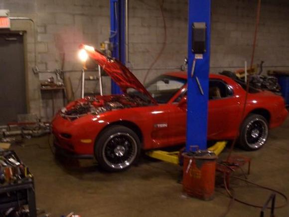 Rx7 at the shop