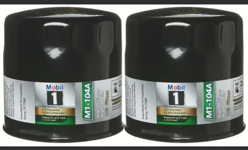 Engine - Power Adders - 2 PACK Mobil 1 M1-104A Extended Performance Oil Filter - New - 1979 to 2002 Mazda RX-7 - 2004 to 2011 Mazda RX-8 - Arden, NC 28704, United States