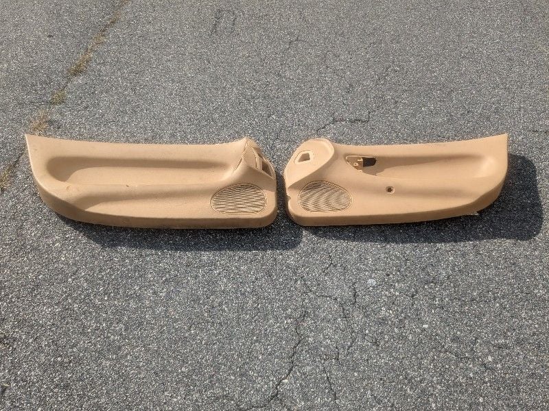 Interior/Upholstery - 93-95 FD OEM TAN LEFT & RIGHT Door Panel Card SET USED - Used - 1993 to 1995 Mazda RX-7 - Arden, NC 28704, United States