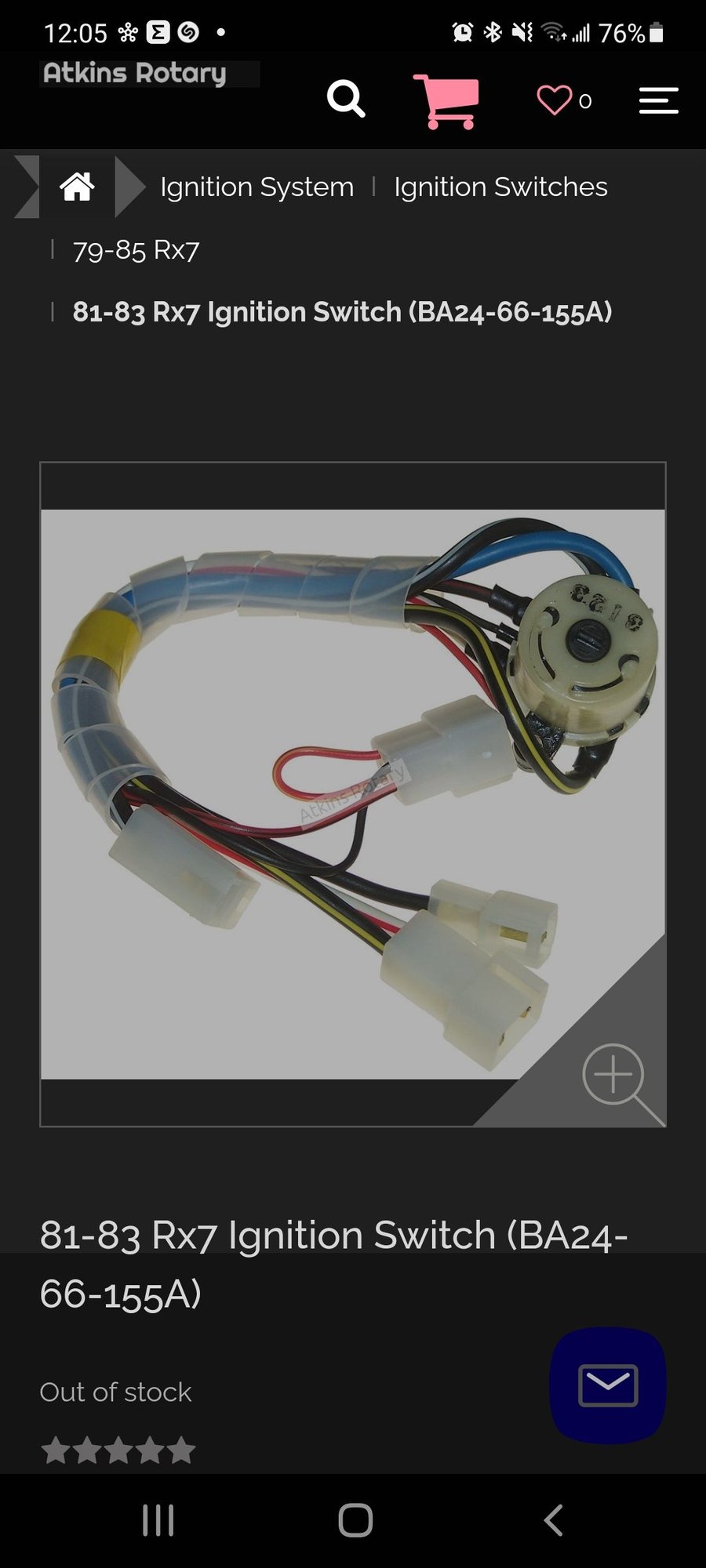 Wtb 8183 Mazda Rx7 Ignition Switch Mazda RX7 Forum