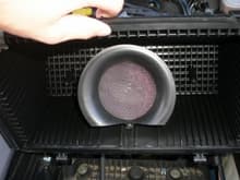 Modded Air Box, Restricting walls taken out, K&amp;N Filter