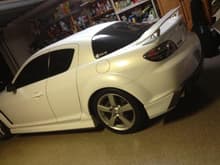 Complete Mazdaspeed bodykit painted &amp; installed. Car hasn't been washed in a few days, will update pictures shortly.