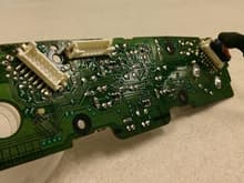 Climate control circuit board removed and repaired.