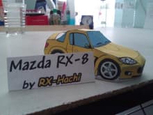 Yellow Mazda RX-8 by Hachi