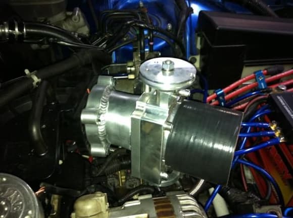 Custom 80mm Throttle Body conversion to standard throttle
cable
(D.Side)