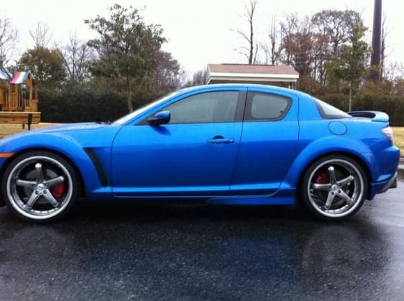 TEIN S TECH, RED CALIPERS, TSW RIMS