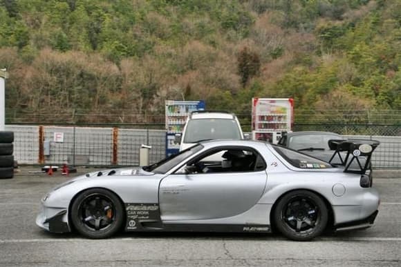 ? silver fd3s at a rotor fest in Nippon