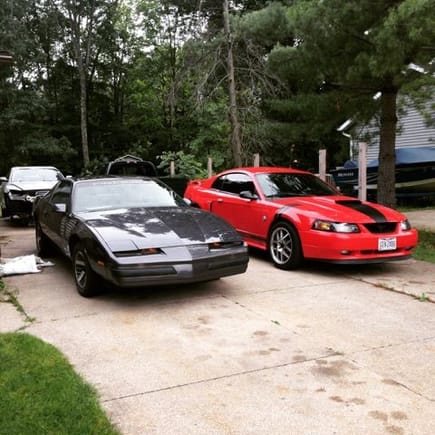 The family cars, sadly the Firebird is being sold soon.