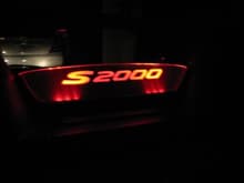 Windrestrictor red LED S2000