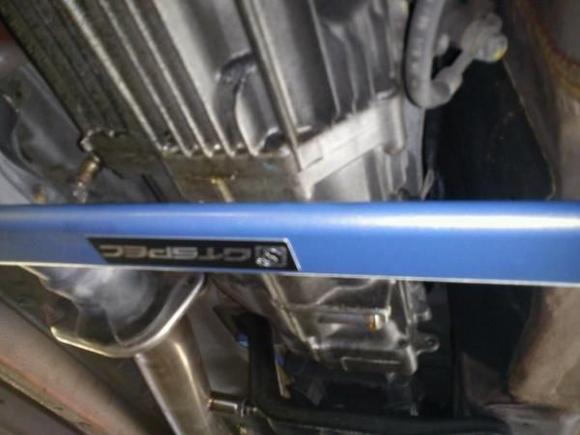 front lower brace just installed