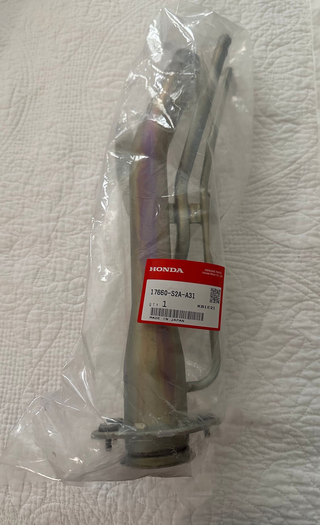 Engine - Intake/Fuel - OEM S2000 fuel filler pipe - New - -1 to 2027  All Models - The Woodlands, TX 77380, United States