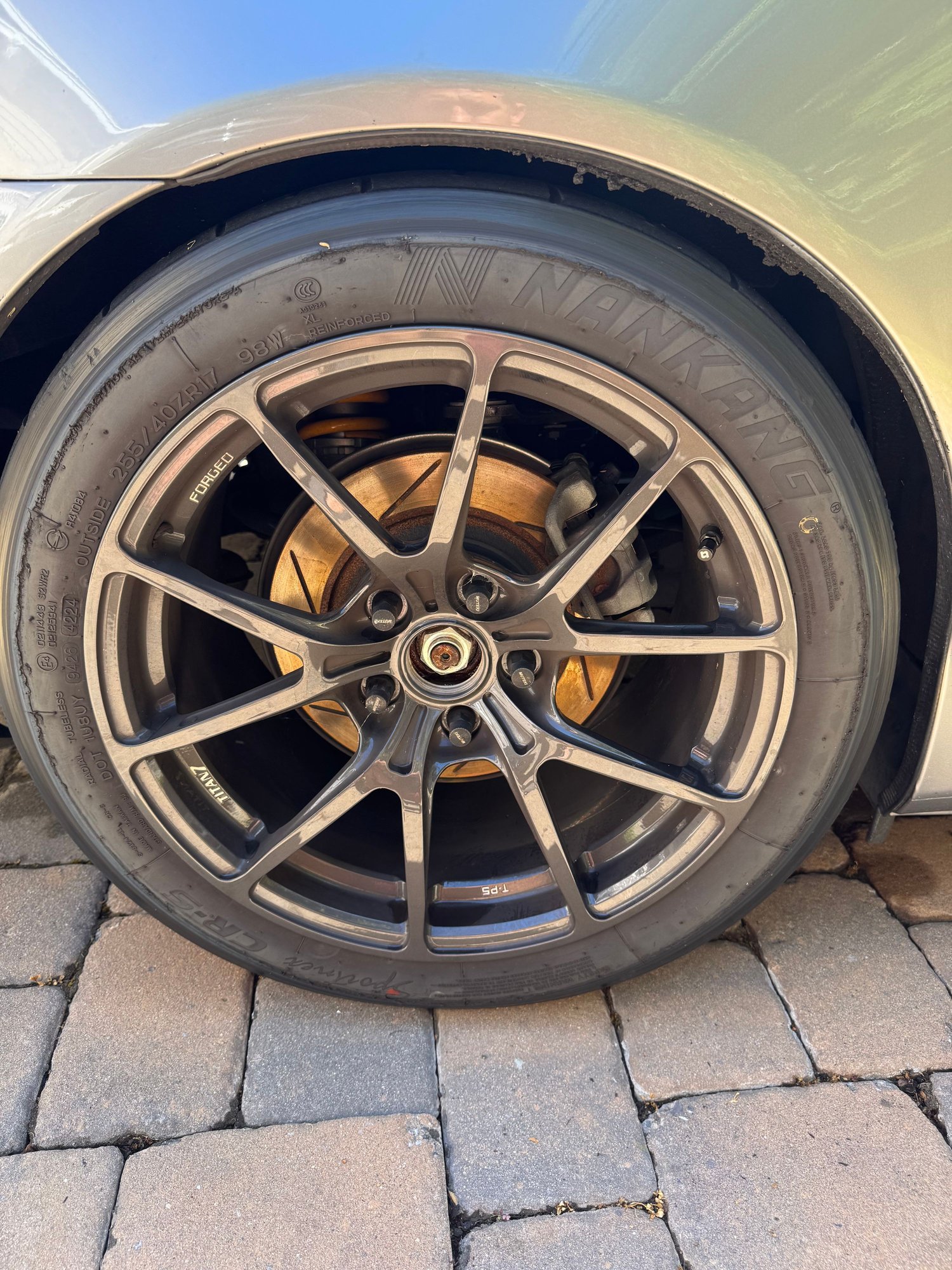Wheels and Tires/Axles - Titan 7 T-P5 Wheels w/ Nankang CR-S V2 Tires - S2000 Fitment - Used - All Years Honda S2000 - Los Gatos, CA 95032, United States