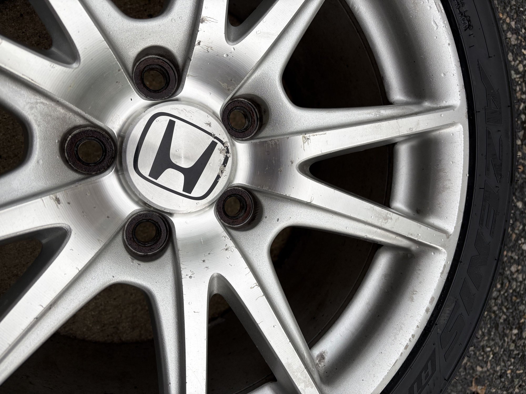 Wheels and Tires/Axles - OEM AP2v1 Wheels with RT660 tires - Used - 2000 to 2009 Honda S2000 - Westwood, NJ 07675, United States